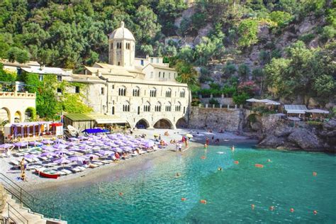 best beaches near portofino.